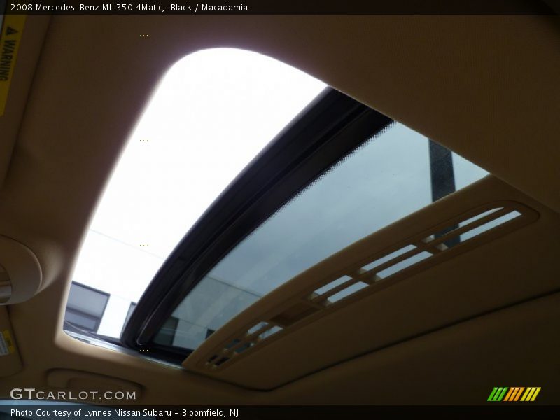 Black / Macadamia 2008 Mercedes-Benz ML 350 4Matic