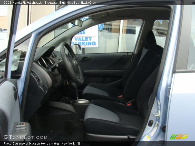 Tidewater Blue Metallic / Black/Grey 2008 Honda Fit Hatchback