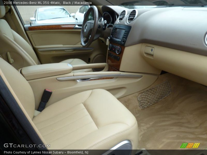 Black / Macadamia 2008 Mercedes-Benz ML 350 4Matic