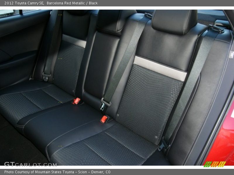 Barcelona Red Metallic / Black 2012 Toyota Camry SE