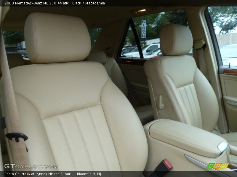 Black / Macadamia 2008 Mercedes-Benz ML 350 4Matic