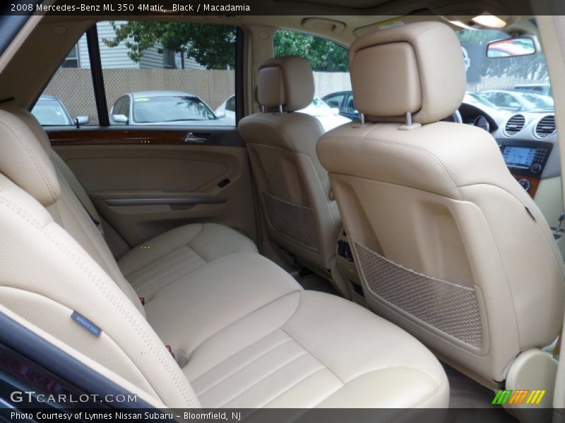 Black / Macadamia 2008 Mercedes-Benz ML 350 4Matic