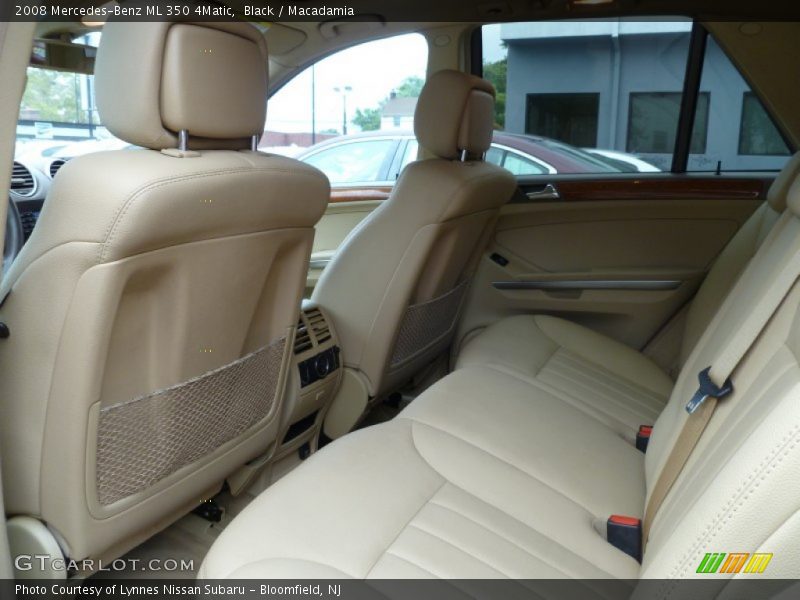 Black / Macadamia 2008 Mercedes-Benz ML 350 4Matic