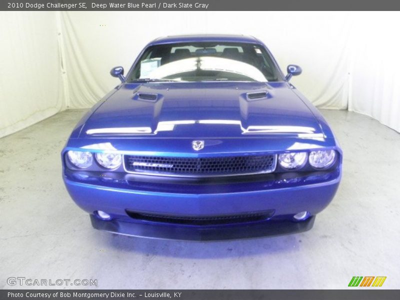 Deep Water Blue Pearl / Dark Slate Gray 2010 Dodge Challenger SE