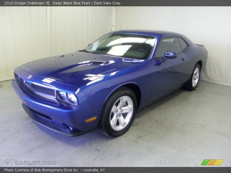 Deep Water Blue Pearl / Dark Slate Gray 2010 Dodge Challenger SE