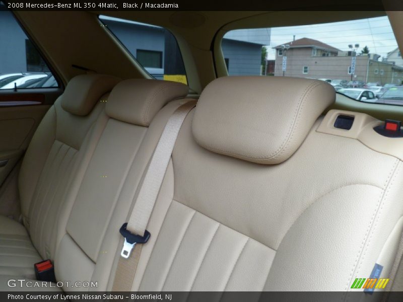 Black / Macadamia 2008 Mercedes-Benz ML 350 4Matic