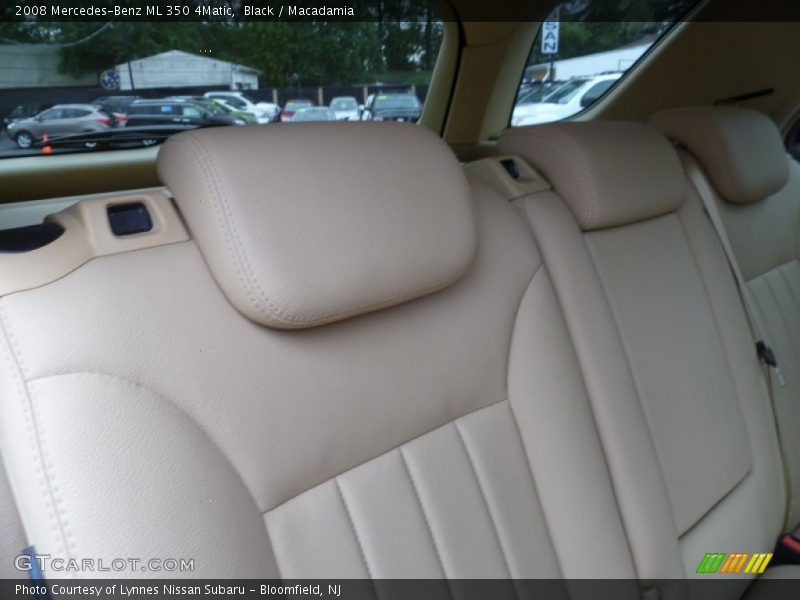 Black / Macadamia 2008 Mercedes-Benz ML 350 4Matic