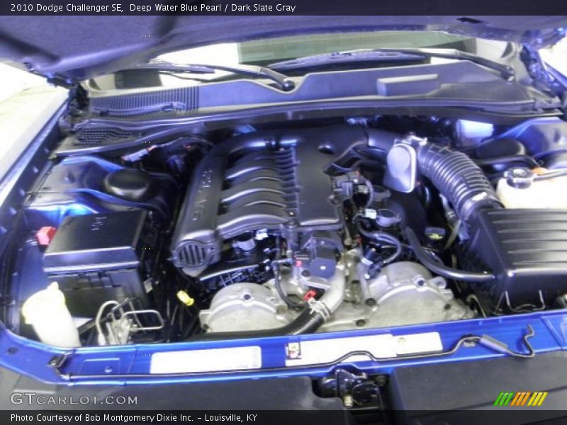 Deep Water Blue Pearl / Dark Slate Gray 2010 Dodge Challenger SE