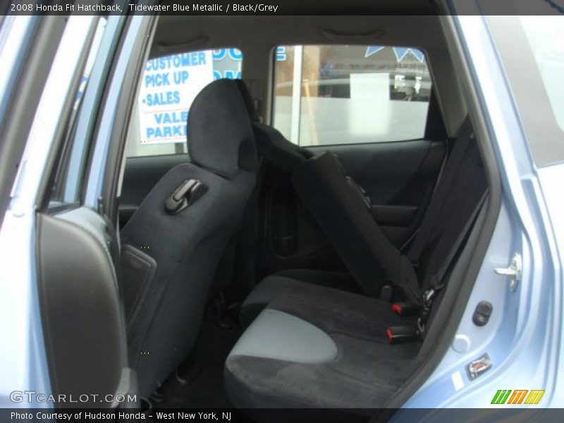 Tidewater Blue Metallic / Black/Grey 2008 Honda Fit Hatchback