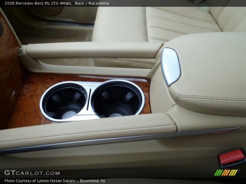 Black / Macadamia 2008 Mercedes-Benz ML 350 4Matic