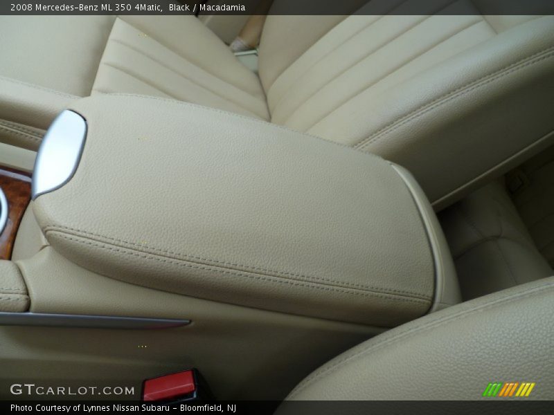 Black / Macadamia 2008 Mercedes-Benz ML 350 4Matic