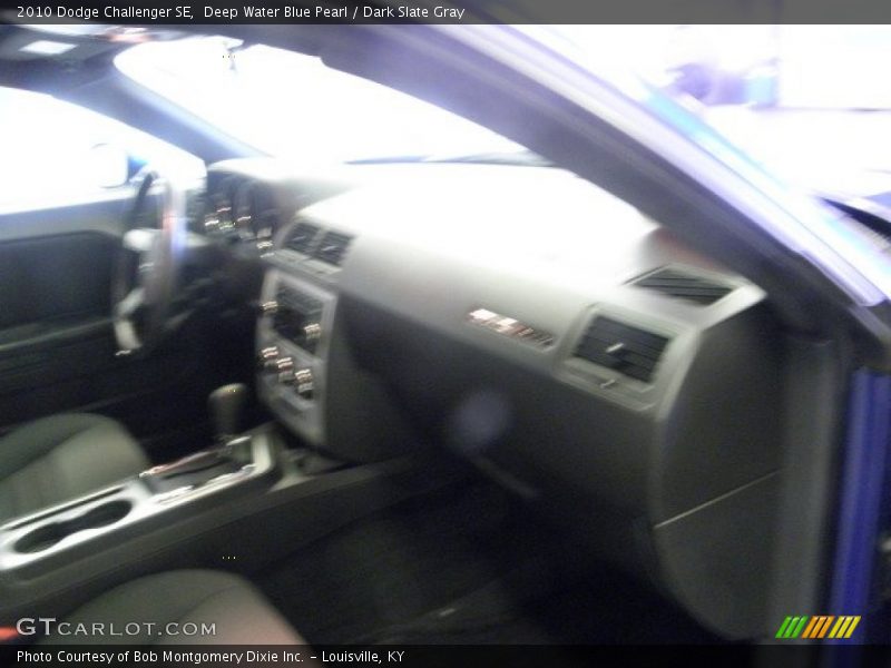 Deep Water Blue Pearl / Dark Slate Gray 2010 Dodge Challenger SE