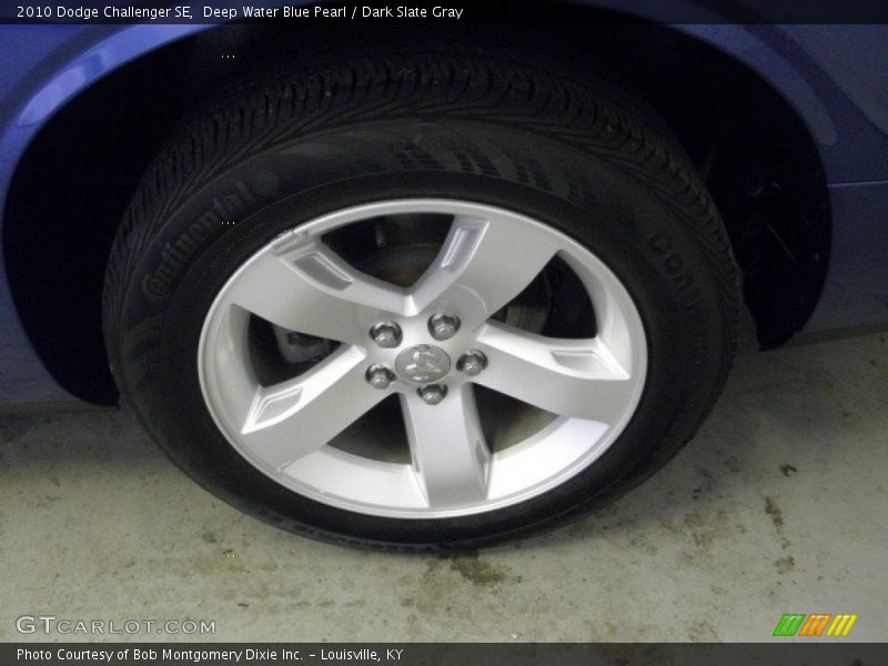 Deep Water Blue Pearl / Dark Slate Gray 2010 Dodge Challenger SE