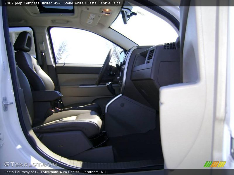 Stone White / Pastel Pebble Beige 2007 Jeep Compass Limited 4x4