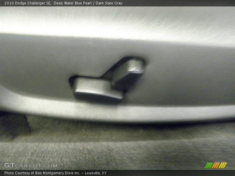Deep Water Blue Pearl / Dark Slate Gray 2010 Dodge Challenger SE