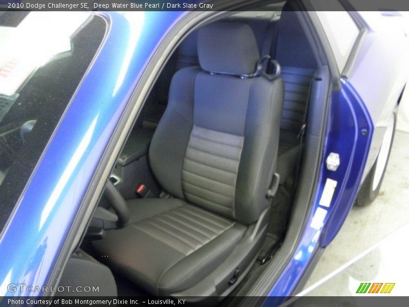 Deep Water Blue Pearl / Dark Slate Gray 2010 Dodge Challenger SE