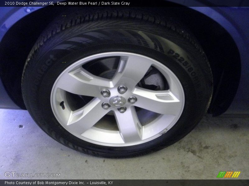 Deep Water Blue Pearl / Dark Slate Gray 2010 Dodge Challenger SE