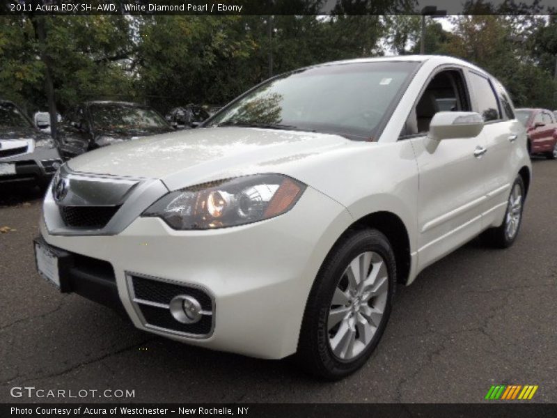 White Diamond Pearl / Ebony 2011 Acura RDX SH-AWD