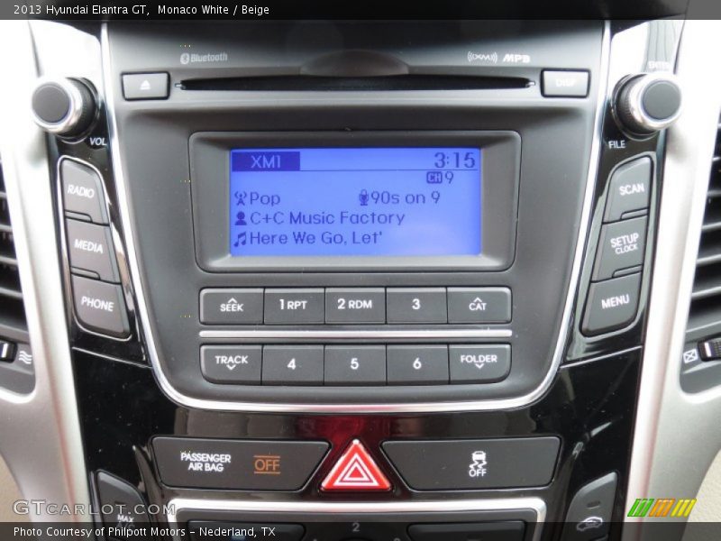 Audio System of 2013 Elantra GT
