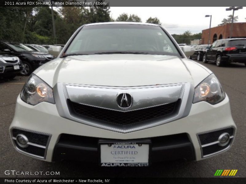 White Diamond Pearl / Ebony 2011 Acura RDX SH-AWD