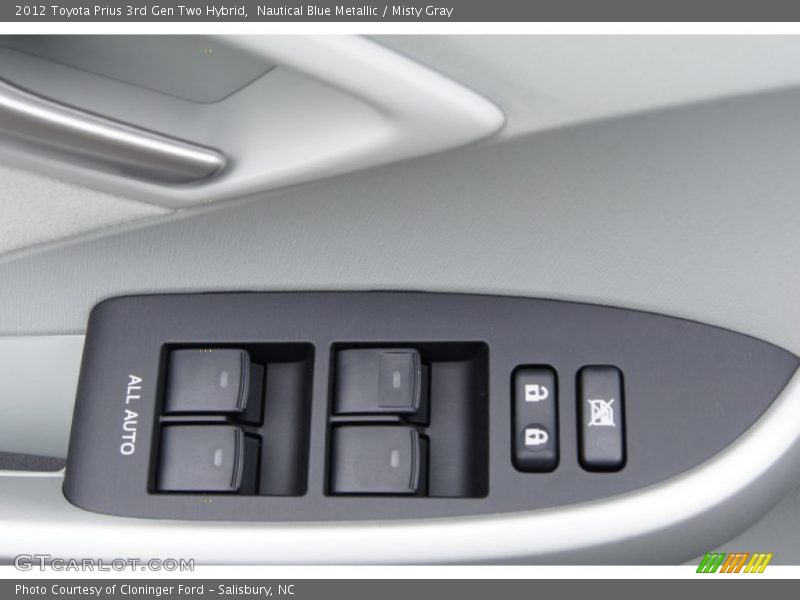 Controls of 2012 Prius 3rd Gen Two Hybrid