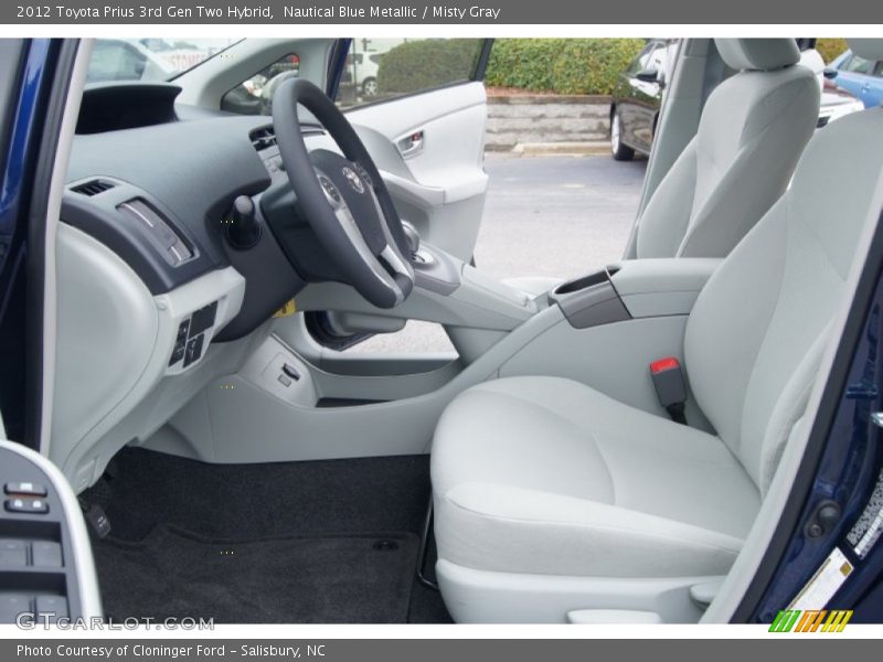 Misty Gray Interior - 2012 Prius 3rd Gen Two Hybrid 