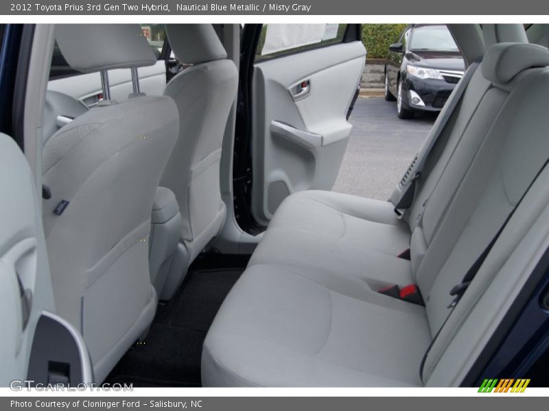  2012 Prius 3rd Gen Two Hybrid Misty Gray Interior