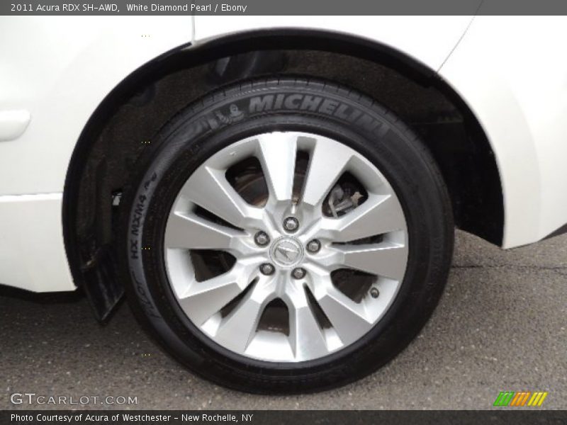 White Diamond Pearl / Ebony 2011 Acura RDX SH-AWD