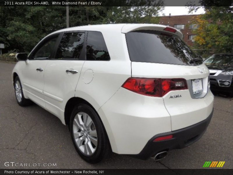 White Diamond Pearl / Ebony 2011 Acura RDX SH-AWD