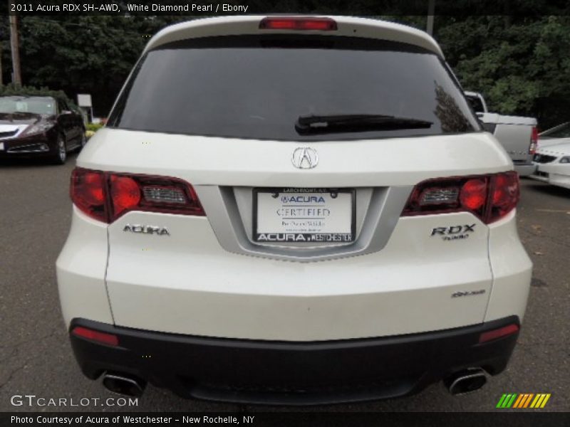White Diamond Pearl / Ebony 2011 Acura RDX SH-AWD