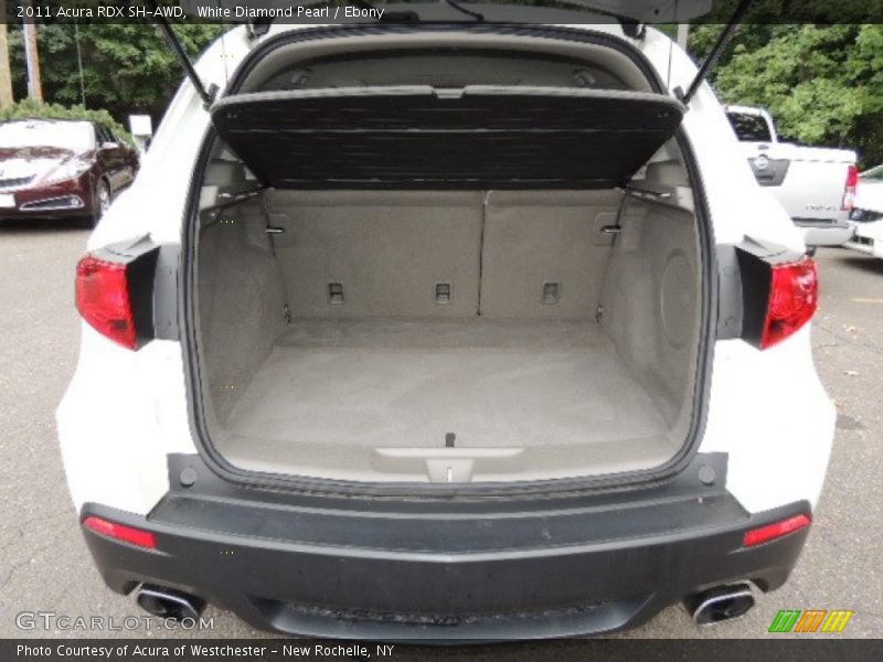 White Diamond Pearl / Ebony 2011 Acura RDX SH-AWD