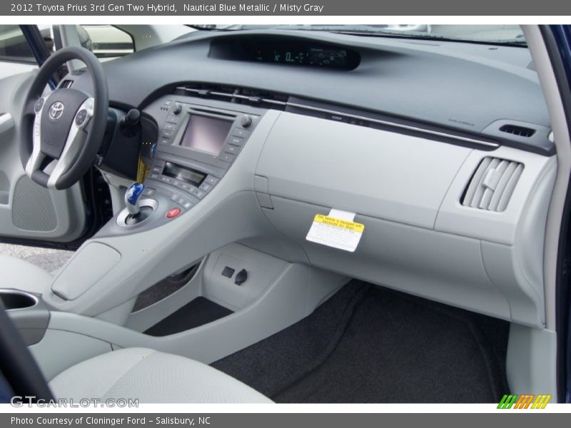 Dashboard of 2012 Prius 3rd Gen Two Hybrid