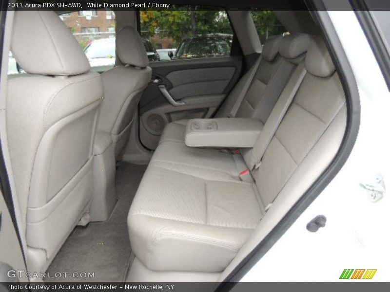 White Diamond Pearl / Ebony 2011 Acura RDX SH-AWD