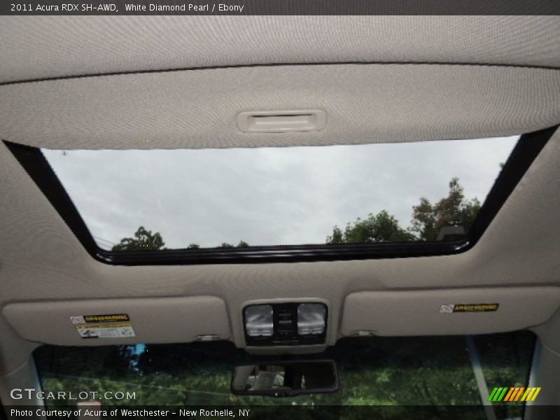 White Diamond Pearl / Ebony 2011 Acura RDX SH-AWD