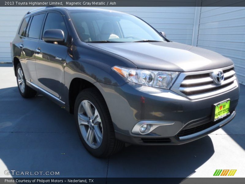Magnetic Gray Metallic / Ash 2013 Toyota Highlander Limited