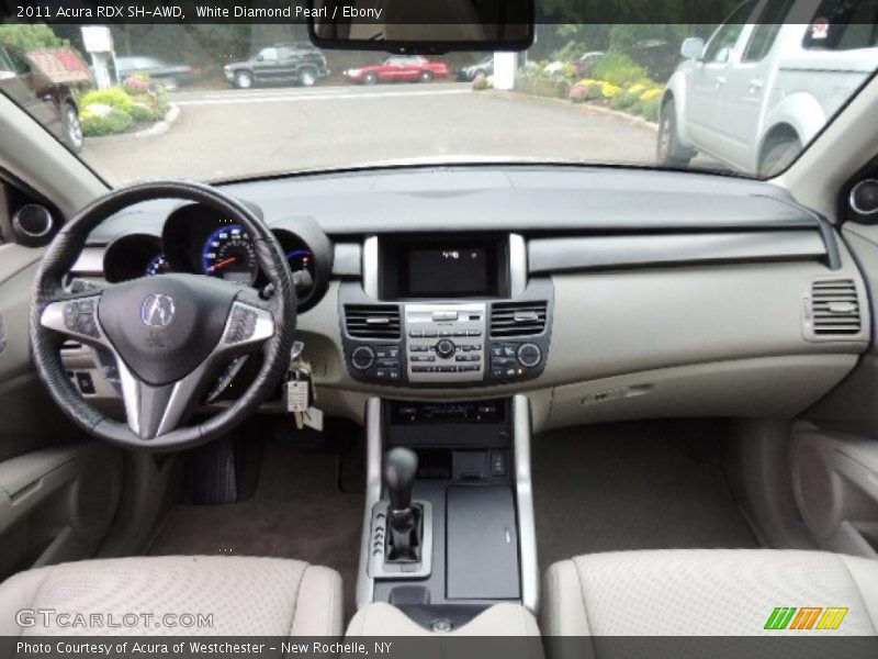 White Diamond Pearl / Ebony 2011 Acura RDX SH-AWD