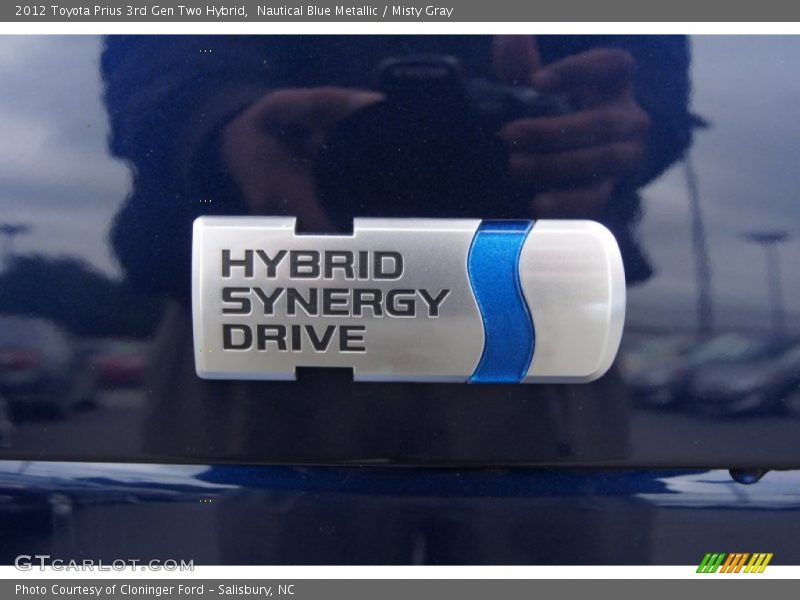  2012 Prius 3rd Gen Two Hybrid Logo