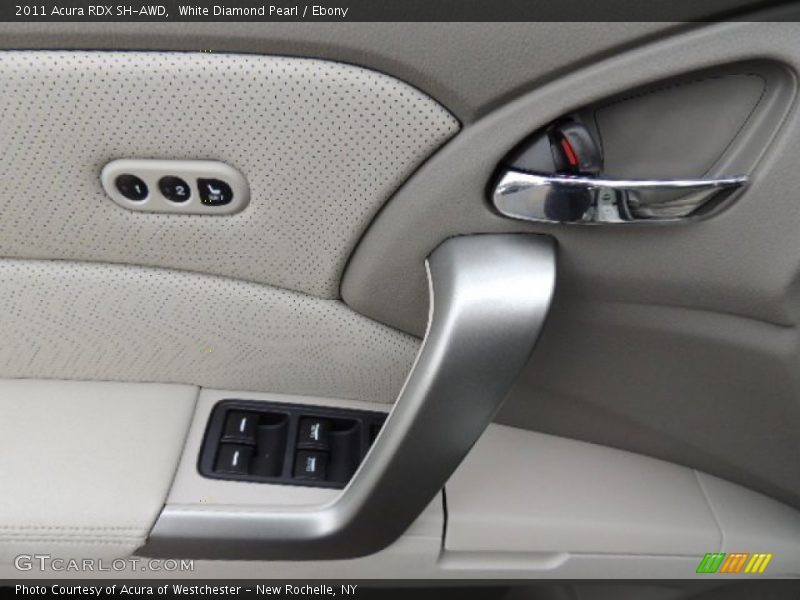 White Diamond Pearl / Ebony 2011 Acura RDX SH-AWD