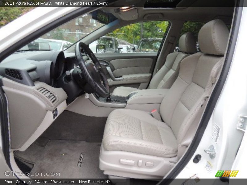White Diamond Pearl / Ebony 2011 Acura RDX SH-AWD