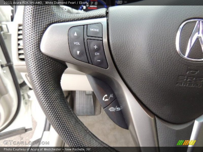 White Diamond Pearl / Ebony 2011 Acura RDX SH-AWD