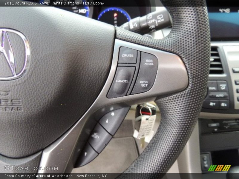 White Diamond Pearl / Ebony 2011 Acura RDX SH-AWD