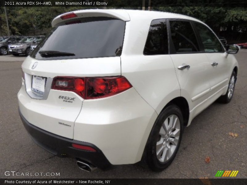 White Diamond Pearl / Ebony 2011 Acura RDX SH-AWD