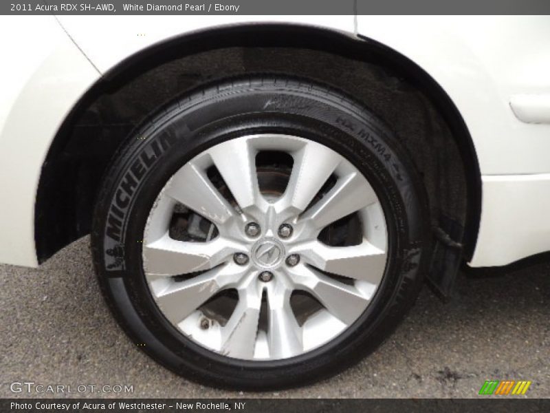 White Diamond Pearl / Ebony 2011 Acura RDX SH-AWD