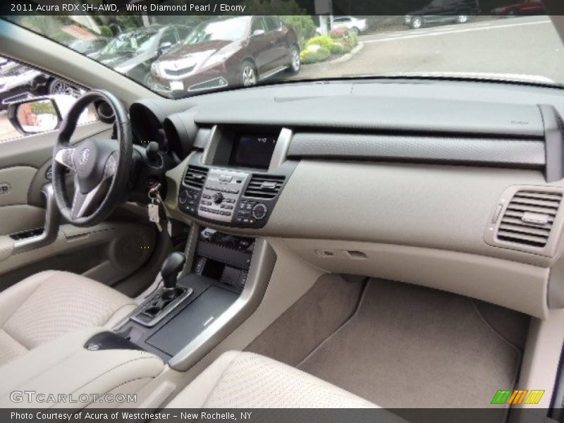 White Diamond Pearl / Ebony 2011 Acura RDX SH-AWD