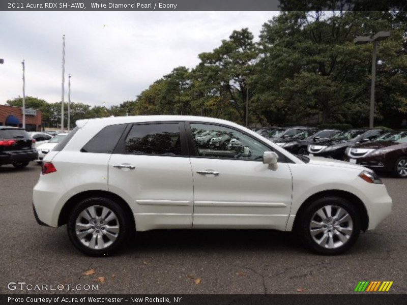 White Diamond Pearl / Ebony 2011 Acura RDX SH-AWD