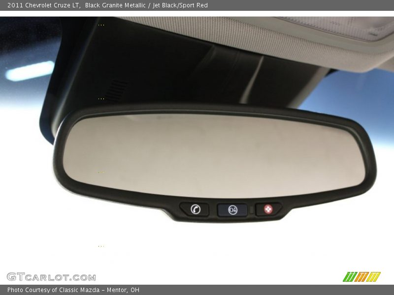 Black Granite Metallic / Jet Black/Sport Red 2011 Chevrolet Cruze LT