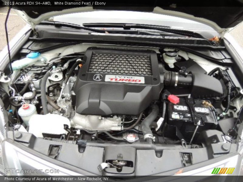 White Diamond Pearl / Ebony 2011 Acura RDX SH-AWD