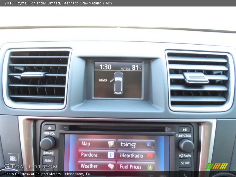 Magnetic Gray Metallic / Ash 2013 Toyota Highlander Limited