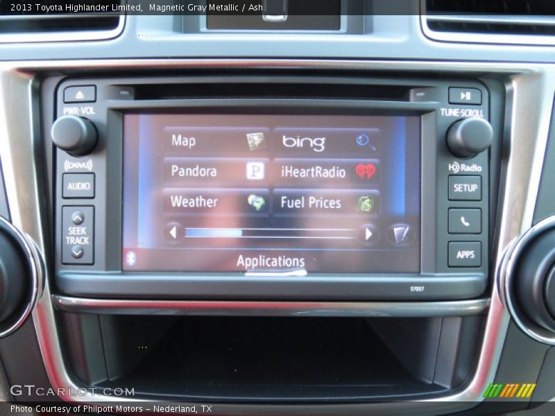 Magnetic Gray Metallic / Ash 2013 Toyota Highlander Limited