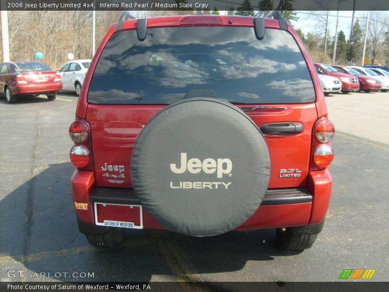 Inferno Red Pearl / Medium Slate Gray 2006 Jeep Liberty Limited 4x4
